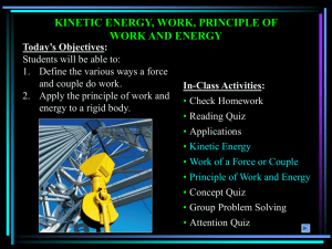 kinetic energy