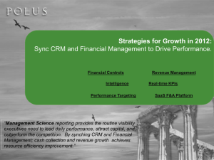 The benefits of synching CRM and Financial