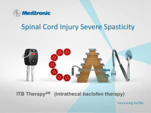 Management of Severe Spasticity