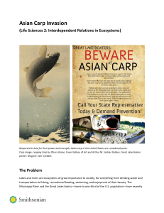 Asian Carp Invasion (Life Sciences 2: Interdependent Relationships