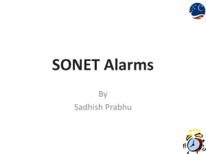SONET Alarms
