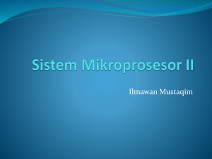 Sistem Mikroprosesor II