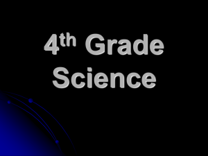4th Grade Science - Alvey Elementary School