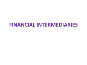 Financial Intermediation Business