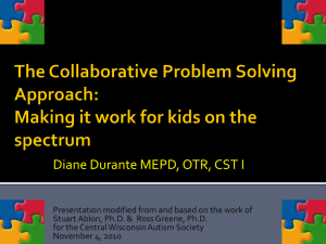 Explosive Kids: The Collaborative Problem Solving Approach