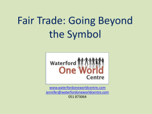 Using Fair Trade to Discuss Development Issues