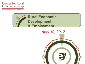 Rural America & Entrepreneurship - RTC: Rural