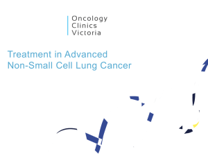 Non-Small Cell Lung Cancer - Oncology Clinics Victoria