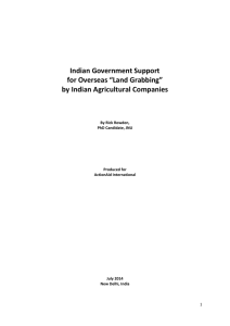 by Indian Agricultural Companies