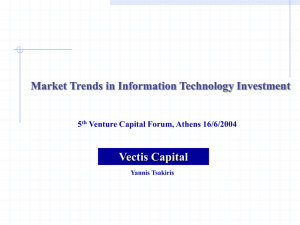 Market Trends in Information Technology Investment 5 th Venture