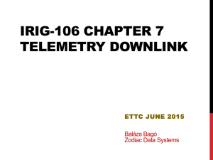 IRIG106 Chapter 7 Telemetry Downlink1.04 MB
