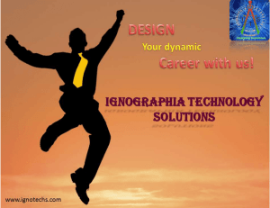 Duration: 80 Hrs - Ignographia Technology Solutions