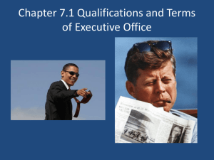 Chapter 7.1 Qualifications