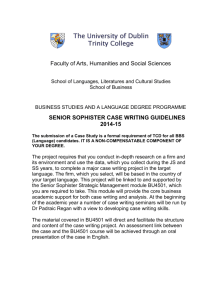 senior sophister case writing guidelines 2014-15