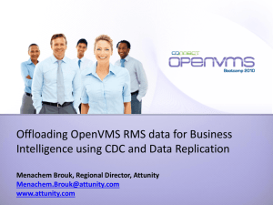 Offloading RMS Data for BI