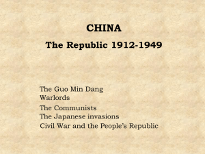 China 1911-1949