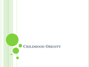 Sp10 Childhood Obesity