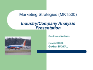 (MKT500) Industry/Company Analysis Presentation