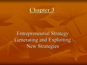 Chapter 3 The Individual Entrepreneur