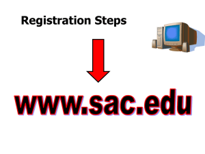 Registration Steps