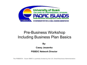 Pre Bus and Business.. - Guam Sustainable Agriculture Resource