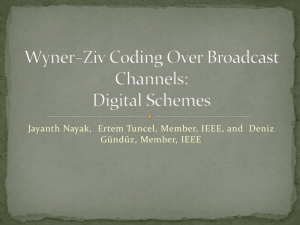 Wyner  VZiv Coding Over Broadcast Channels