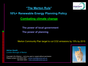 10% - Merton Council