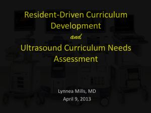 Ultrasound Basics: An Educational Module for IM Residents