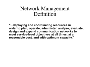 Network Management Definition