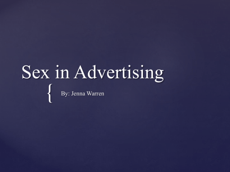 Sex In Advertising 4017