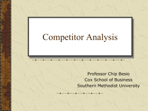 Competitive Analysis - Southern Methodist University