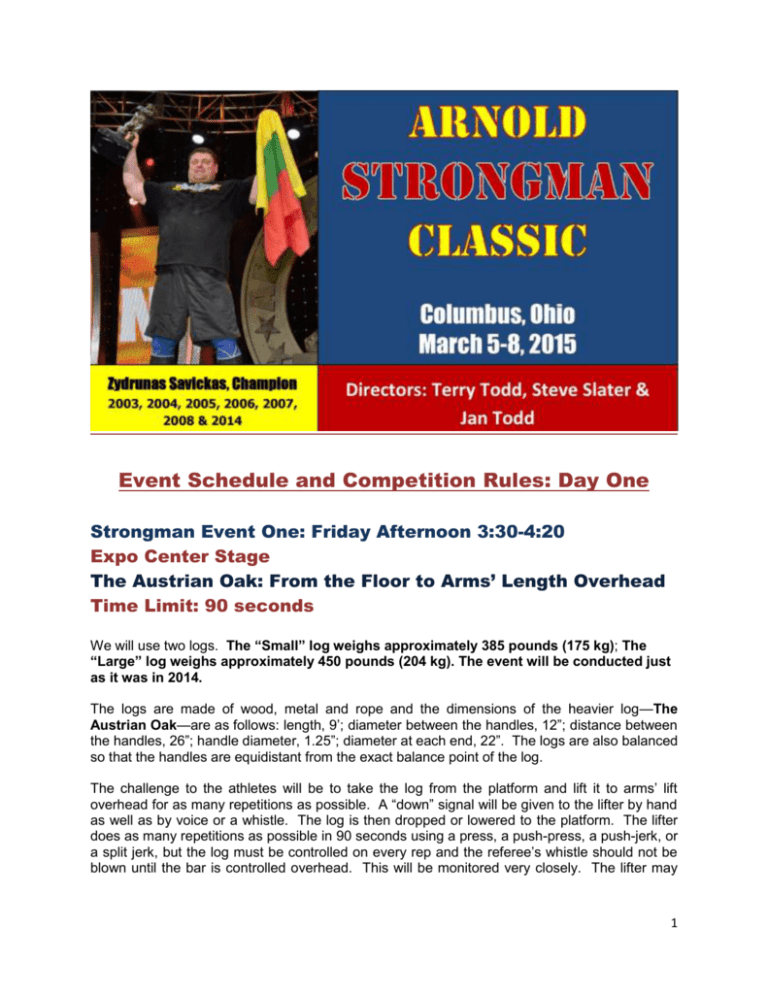 here The Arnold Strongman Classic