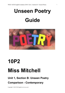 Unseen Poetry Guide