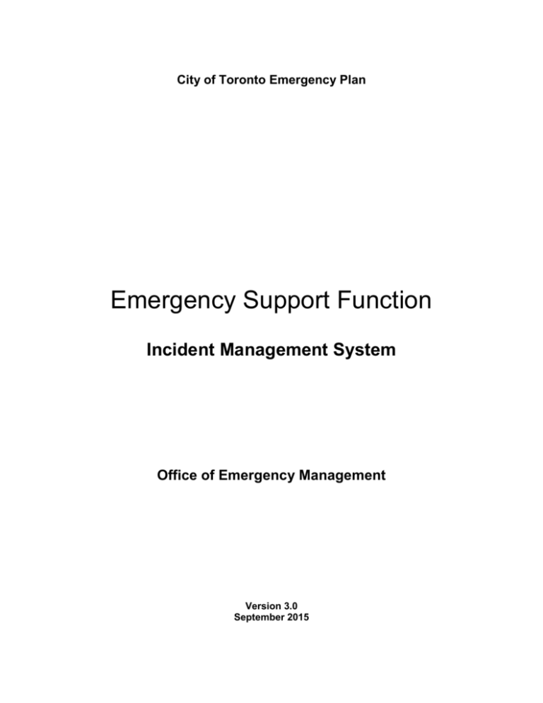 Office of Emergency Management