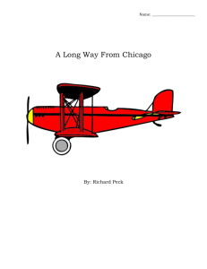 A Long Way From Chicago Novel Packet