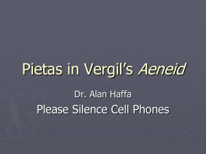 An Outline to Vergil*s Aeneid