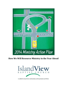 2014 Ministry Action Plan (Budget)