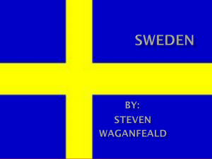 Sweden - Steven Waganfeald Portfolio