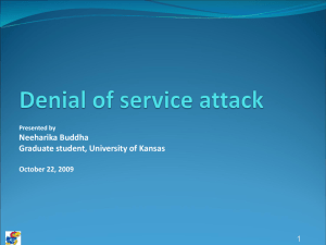 Denial of service attack