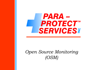 Open Source Monitoring (OSM)