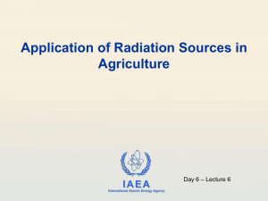 Food and Irradiation (Cont.) - International Atomic Energy Agency