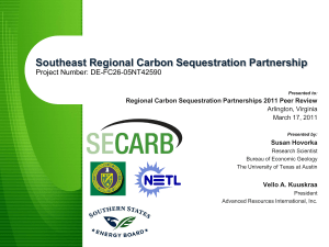 SECARB Phase III - Southern States Energy Board
