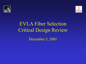 EVLA Fiber CDR 1 Slides