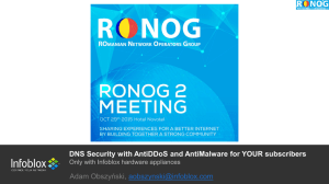 DNS Security with AntiDDoS and AntiMalware for YOUR