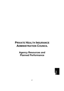 Private Health Insurance Administration Council