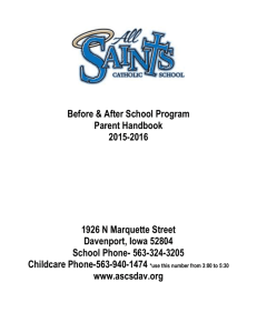 All Saints Before & After School Program