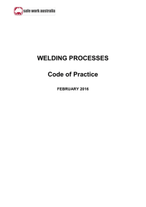 Welding Processes - Safe Work Australia