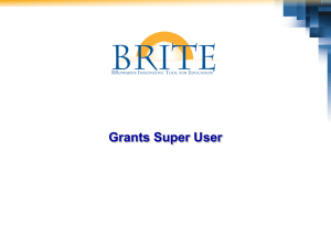 Grants Super User - Broward County Public Schools