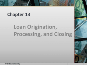 Real Estate Finance - PowerPoint - Ch 13