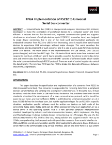 21.FPGA Implementation of RS232 to Universal
